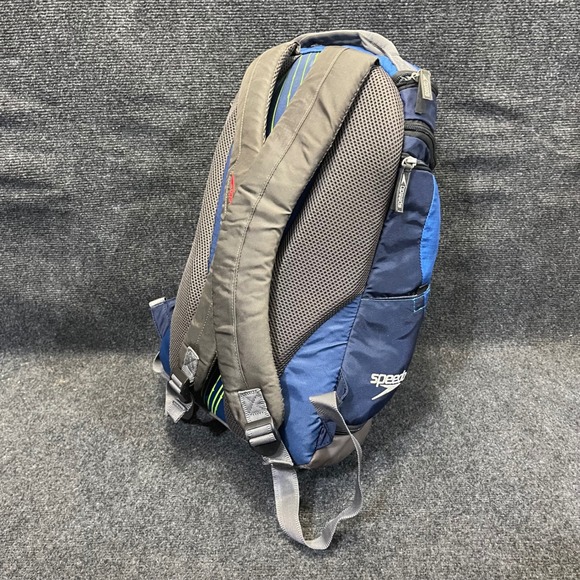 Speedo Quantum A0323 Blue/Gray Athletic Swim Gear Nylon/Polyester Team Backpack - Picture 8 of 16